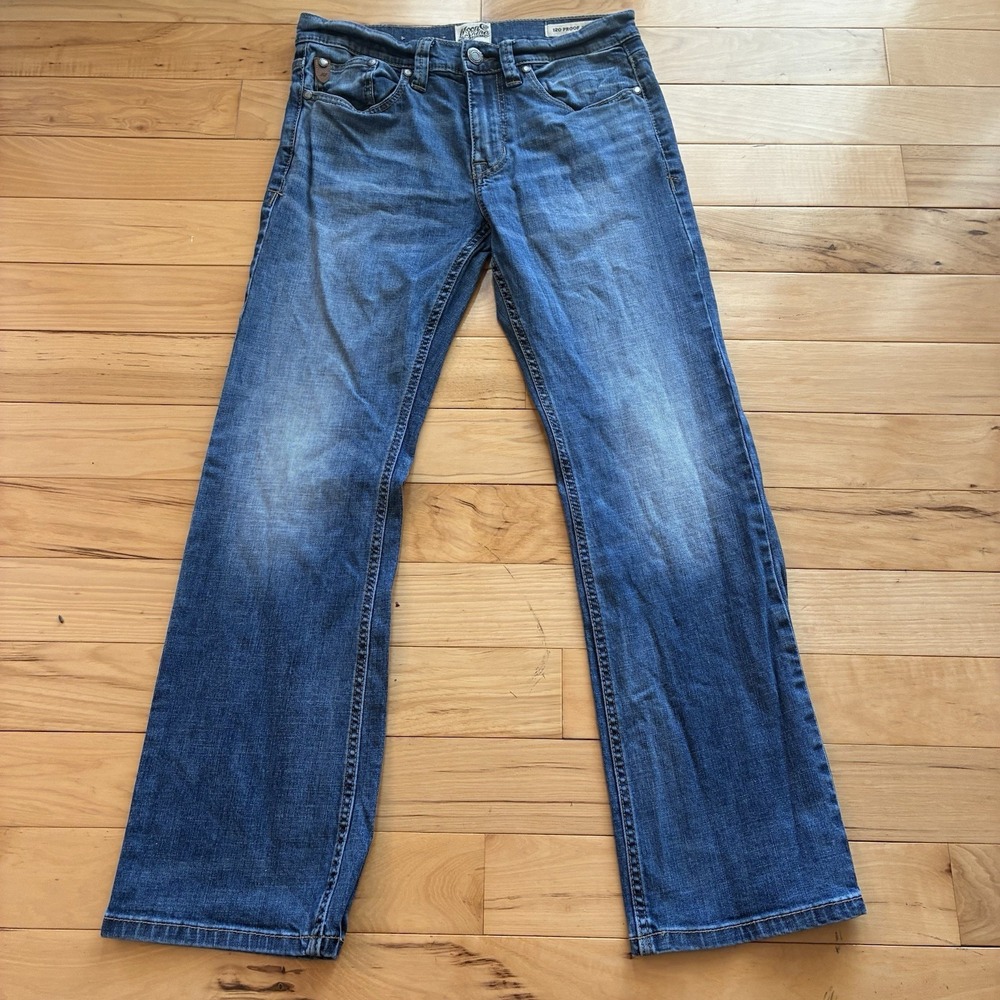 Moonshine Spirit Brad Paisley 120 Proof Slim Boot Jeans Mens 30x32 Whiskering